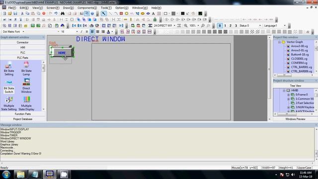 FUNCTION OF DIRECT WINDOW NB Designer смотреть онлайн