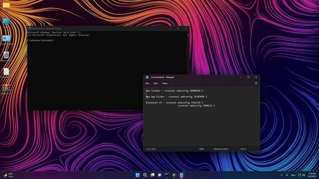Some ViveTool commands that enable some windows 11 features (2) смотреть онлайн