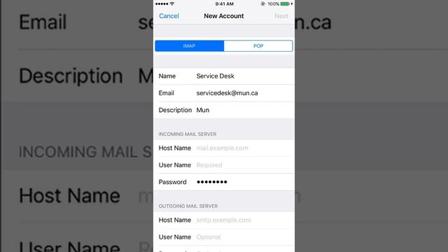 How To Setup IMAP (Webmail) Account - IPhone/iPad