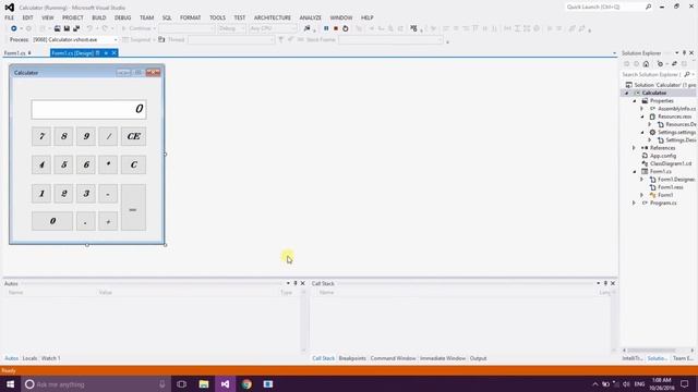 How to Make a Calculator in C# Windows Form Application Part-1 смотреть онлайн