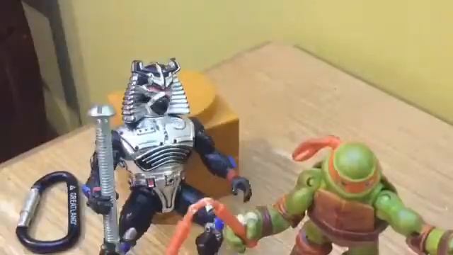 Teenage mutant ninja turtles S01 E01 Michelangelo Vs Chrome Dome [stop motion short] смотреть онлайн