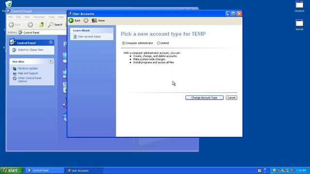 Unusable users in Windows XP смотреть онлайн