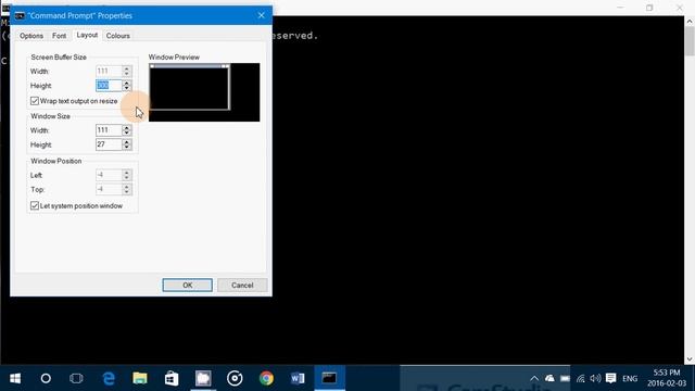 Windows 10 Command prompt customization change font color size and many other options смотреть онлайн