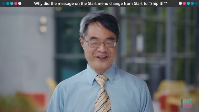 Why did the message on the Windows 95 Start menu change from 'Start' to 'Ship It' for one build? смотреть онлайн