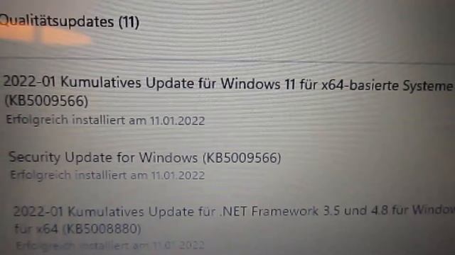 KB 5009566 Windows 11 Update vom 11.01.2022 смотреть онлайн
