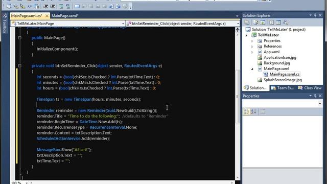 WP7 Mango Tutorial - Reminders (Yalla Apps) смотреть онлайн