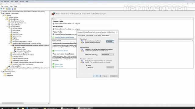 10 How to Exempt ICMP from IPsec in Windows Firewall | Windows Server 2019 смотреть онлайн