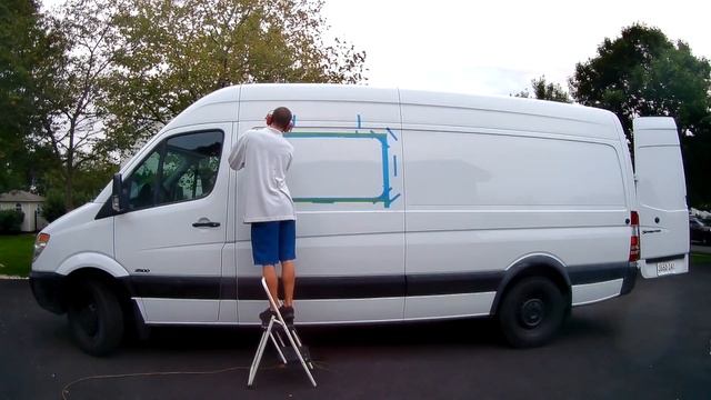 Camper Van Window Installation | We SAVED $750!! | Ep. 4 Budget Van Build смотреть онлайн