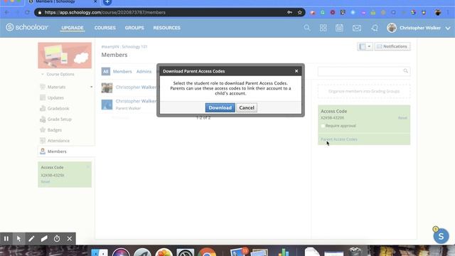 Schoology: How to Get Parent Access Codes смотреть онлайн