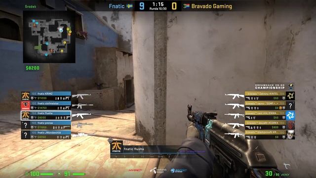 Fnatic vs Bravado Gaming - Group A - DreamHack Winter 2014 - CS:GO смотреть онлайн