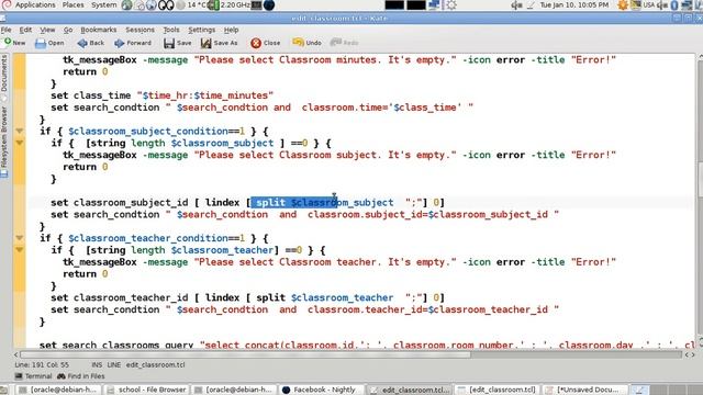 Tcl/Tk/MySQL Example:School Registration:Lesson8: Edit Classroom. (Arabic Version) смотреть онлайн
