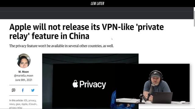 Apple's "Private Relay" Feature Will be Removed for China... смотреть онлайн