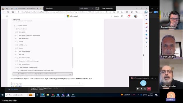 #146 - The one with MaxDB HA on Windows Cluster (Steffen Müller) | SAP on Azure Video Podcast смотреть онлайн