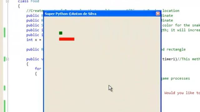 Visual C# Project-Snake Game смотреть онлайн