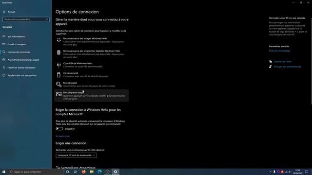 TUTO - Windows connexion (login) avec mot de passe (supprimer la méthode code pin) смотреть онлайн