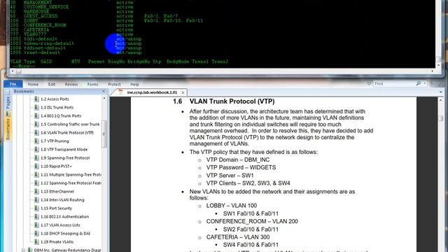 Exam Prep 06 VTP, configuring and verifying Vlan replication смотреть онлайн