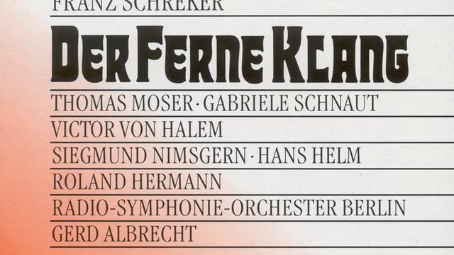 Der ferne Klang: Act III Scene 2: Das Theater schon aus? (Kellnerin, First Chorist, Vigelius,... смотреть онлайн