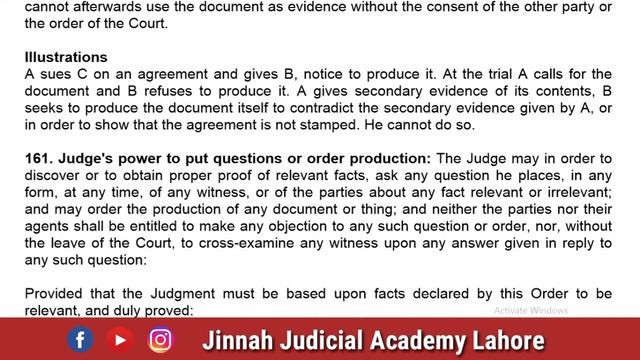 Judge can Ask any question article 159 to 161 QSO смотреть онлайн