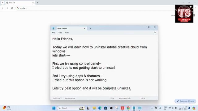 How to Uninstall Adobe Creative Cloud | Windows 11 смотреть онлайн