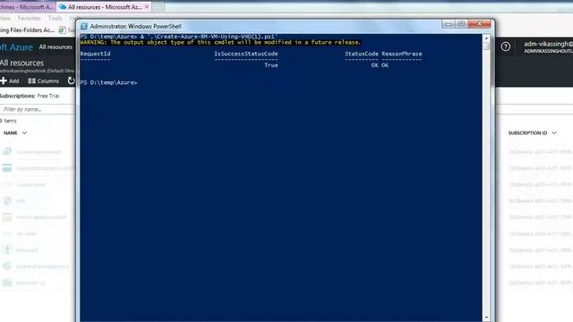 Microsoft Azure : Create a Windows Virtual Machine by using esxiting Disk with PowerShell смотреть онлайн