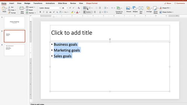 PowerPoint 2019: Add bullets or convert text to bullets смотреть онлайн