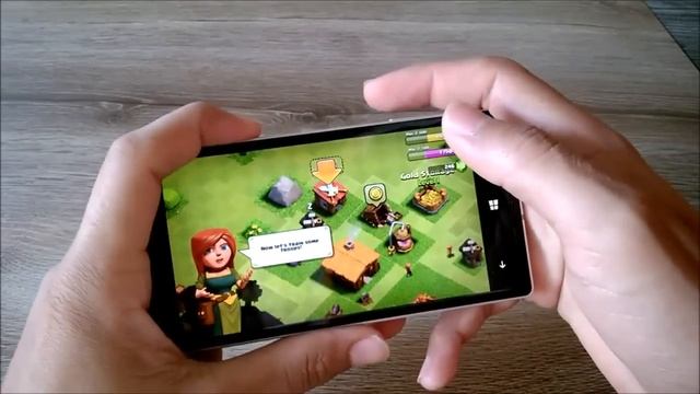 Clash of Clans para Windows 10 Mobile ( APK ) - Lumia 930 смотреть онлайн