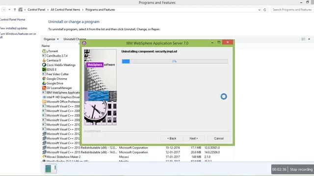 How to uninstall the Wesphere Application Server 7 0 Manually in windows смотреть онлайн