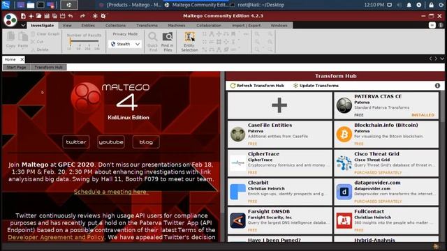 [HINDI] Information Gathering Tool | Maltego | Introduction and First Look смотреть онлайн