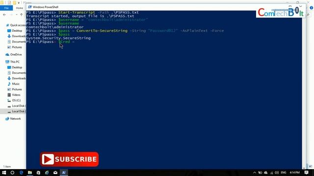 How to Secure Password in PowerShell смотреть онлайн