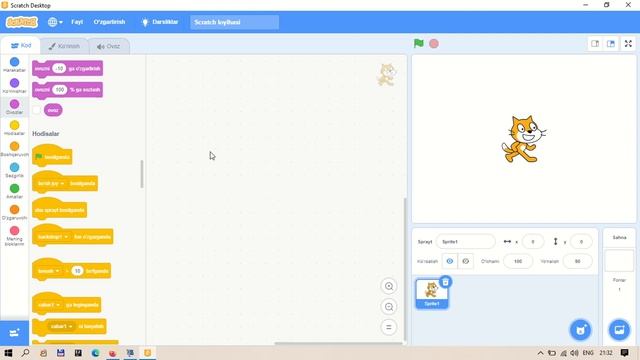 Scratch Dasturini O'rnatish , Sozlash , 