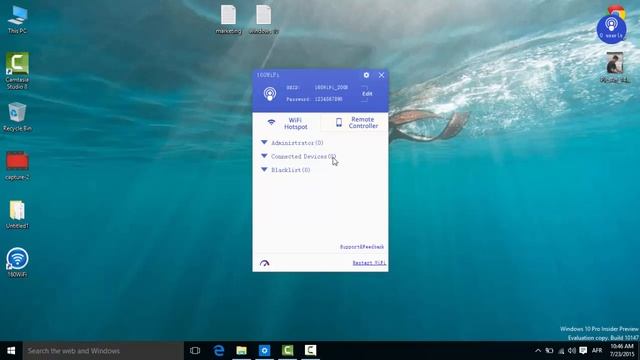 Create WiFi Hotspot in windows 10 Laptop/PC/COMPUTER смотреть онлайн