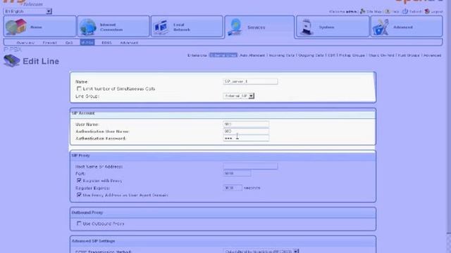 013 Integration with External SIP server eng смотреть онлайн