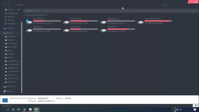 Elegant Desktop - Windows 10 1903 Customization смотреть онлайн