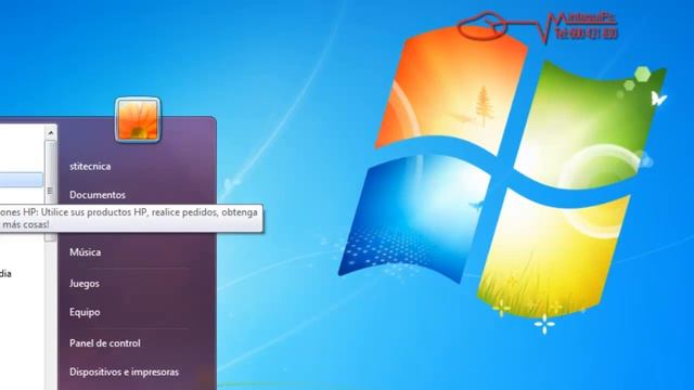 Curso Windows 7 Cap 3 1 Conocer el menu de incio смотреть онлайн
