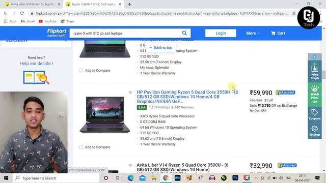 Sale 8-11 April🔥 | Avita Liber V14 Ryzen 5 | Acer Aspire 7 | Flipkart Laptop Sale 2021 | GJ Tech смотреть онлайн