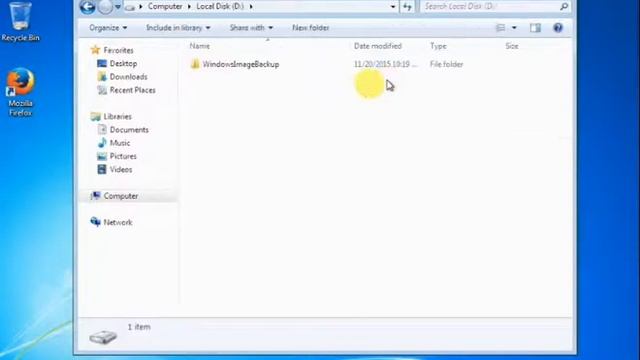 How to create a backup system image in Windows 7 смотреть онлайн