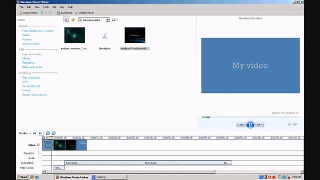 How to make a Basic Video Using Windows Movie Maker! смотреть онлайн