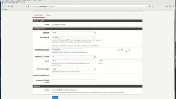 pfsense l2tp over ipsec