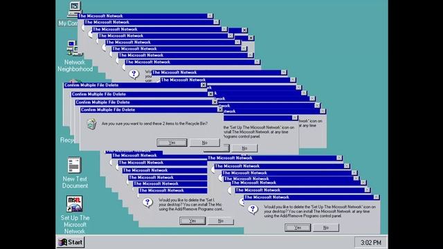 Windows 95 crazy error смотреть онлайн