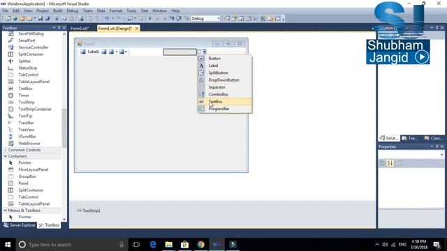 #31 How to use ToolStrip & StatusStrip in VB.net (Hindi/Urdu) | Shubham Jangid смотреть онлайн