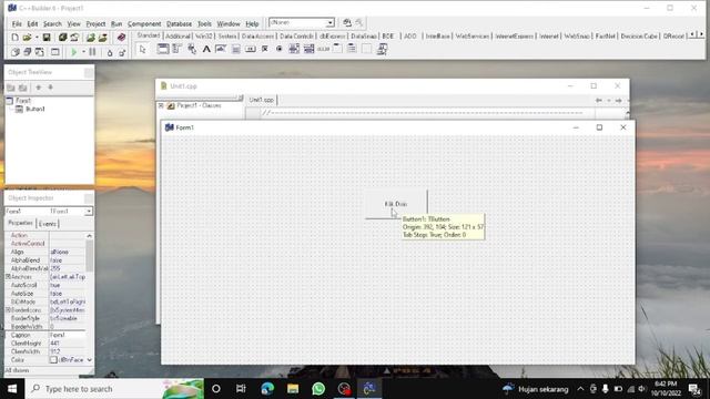 DASAR BORLAND C++ BUILDER, LATIHAN MEMBUAT TOMBOL BUTTON смотреть онлайн