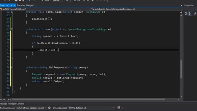 HOW TO MAKE YOUR OWN JARVIS IN C SHARP TUTORIAL PART 1 смотреть онлайн