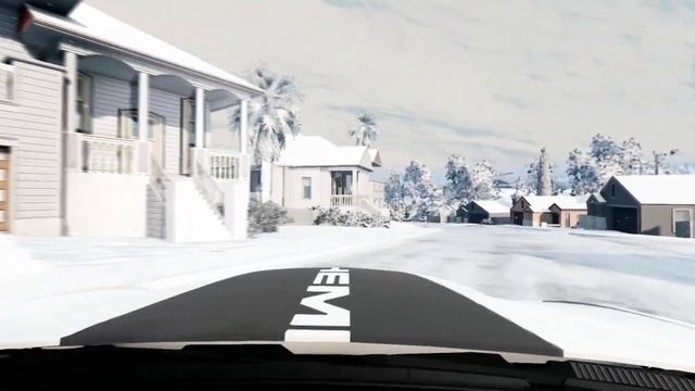 Drifting a Dodge Daytona in Snowy weather in BeamNG смотреть онлайн