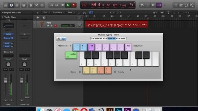 How to Make a Simple Relaxing Harp Instrumental on Logic Pro X смотреть онлайн