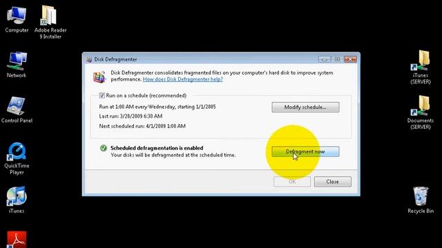 How to Defragment windows Vista смотреть онлайн