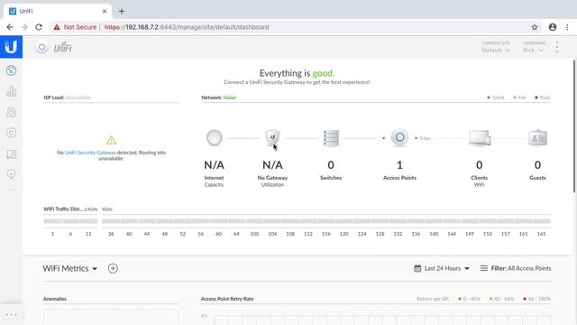 Ubiquiti UAP-AC-LITE Wi-Fi Access Point Setup (using Controller)