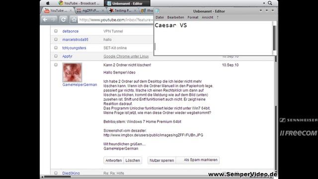 SemperResponso 10.09.2010 Teil 1 смотреть онлайн