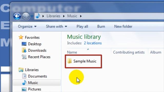 Organizing files in libraries using Windows 7 смотреть онлайн
