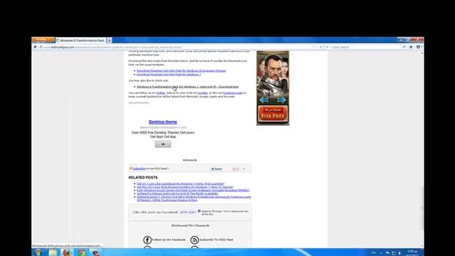 windows 8 transformation pack για windows 7 смотреть онлайн
