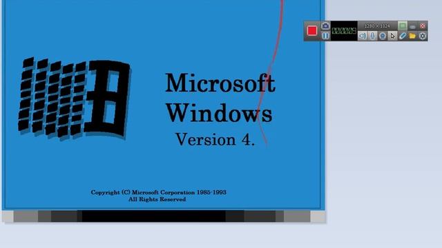 Windows 4.1 MS Paint смотреть онлайн
